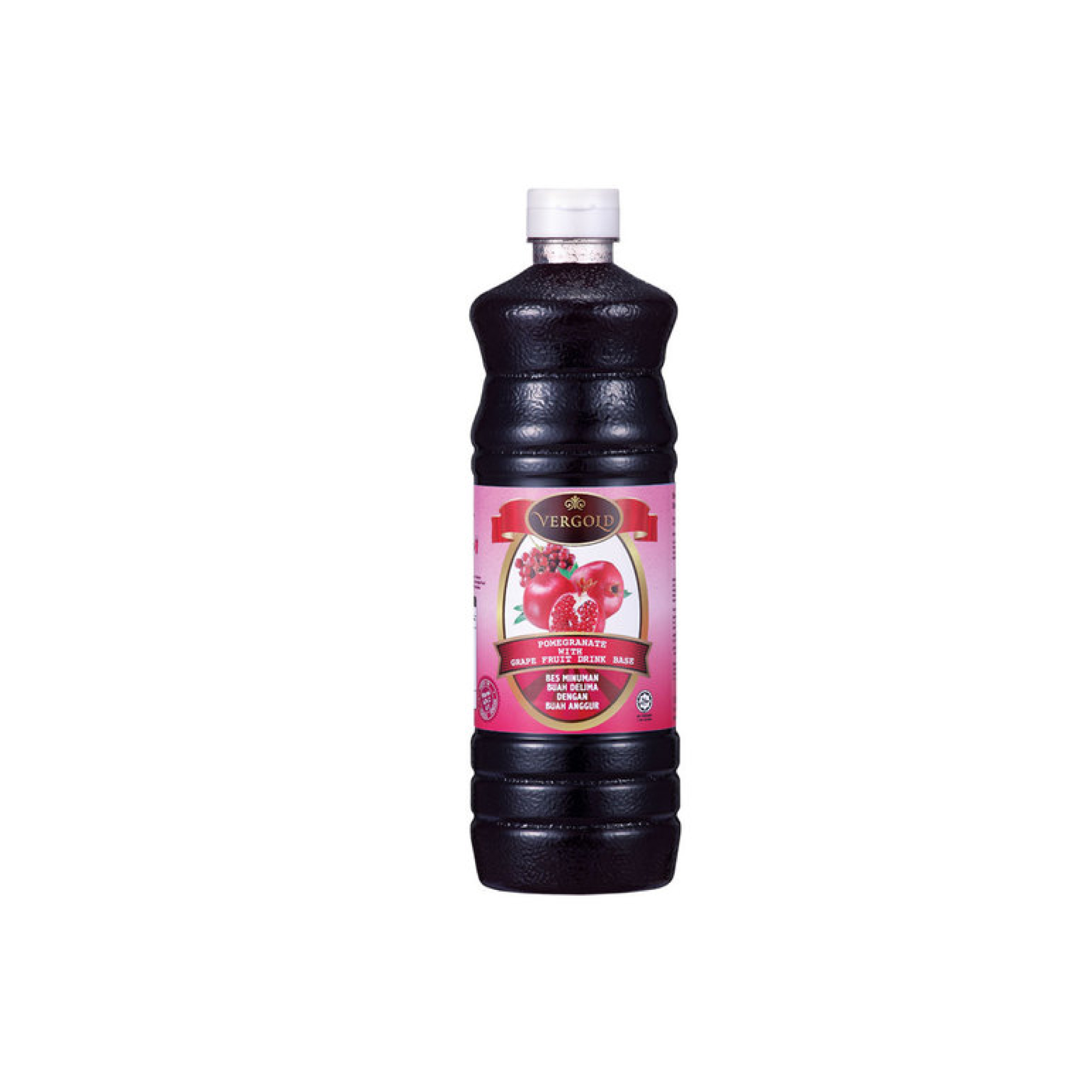 Vergold Pomegranate with Grape Fruit Juice Drink Base 1000ml/ Jus minuman Vitamin A, E&C