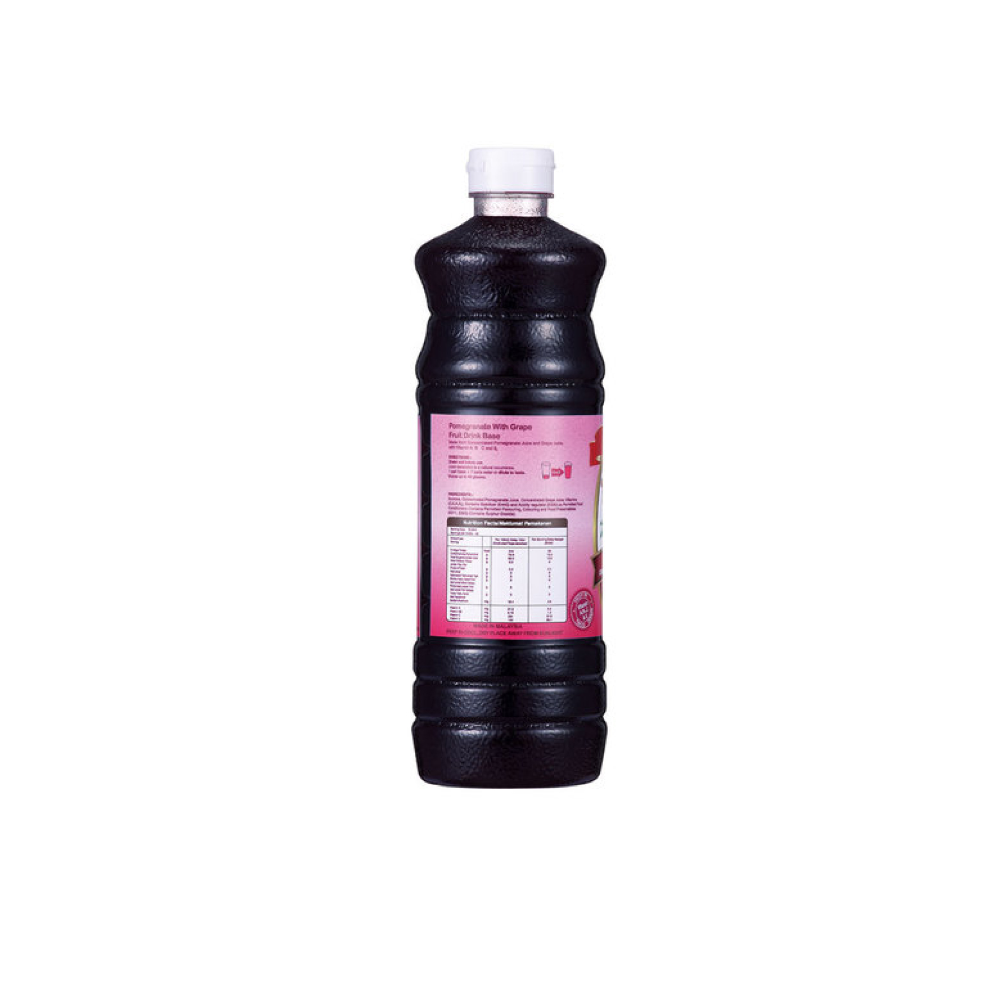 Vergold Pomegranate with Grape Fruit Juice Drink Base 1000ml/ Jus minuman Vitamin A, E&C
