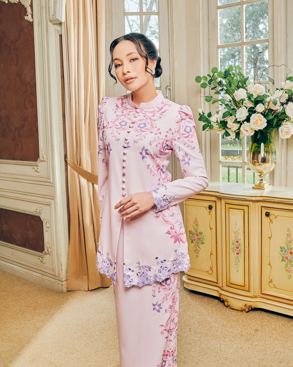 STELIA KURUNG - PINKY LILAC