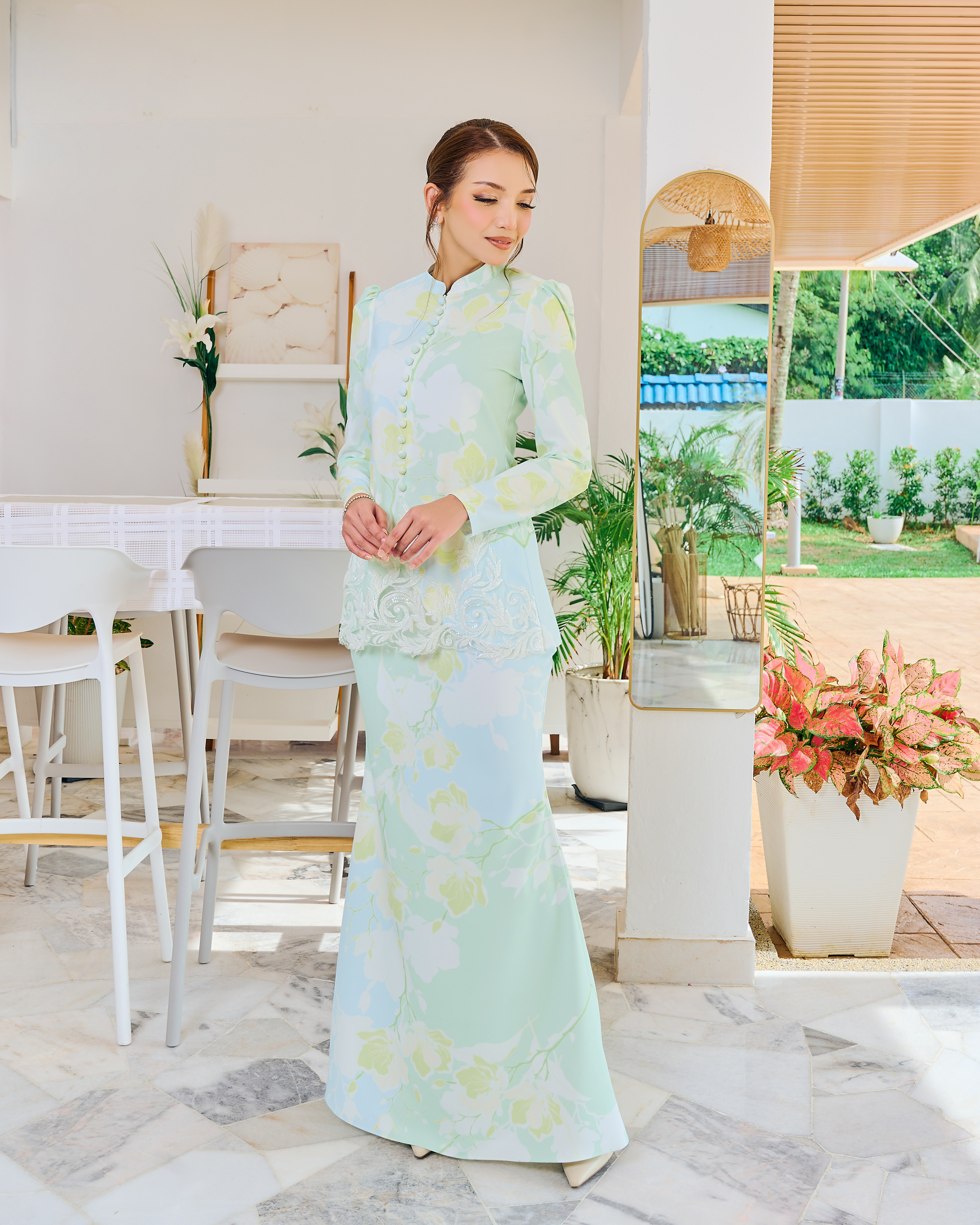 LEONA KURUNG - MINT GREEN