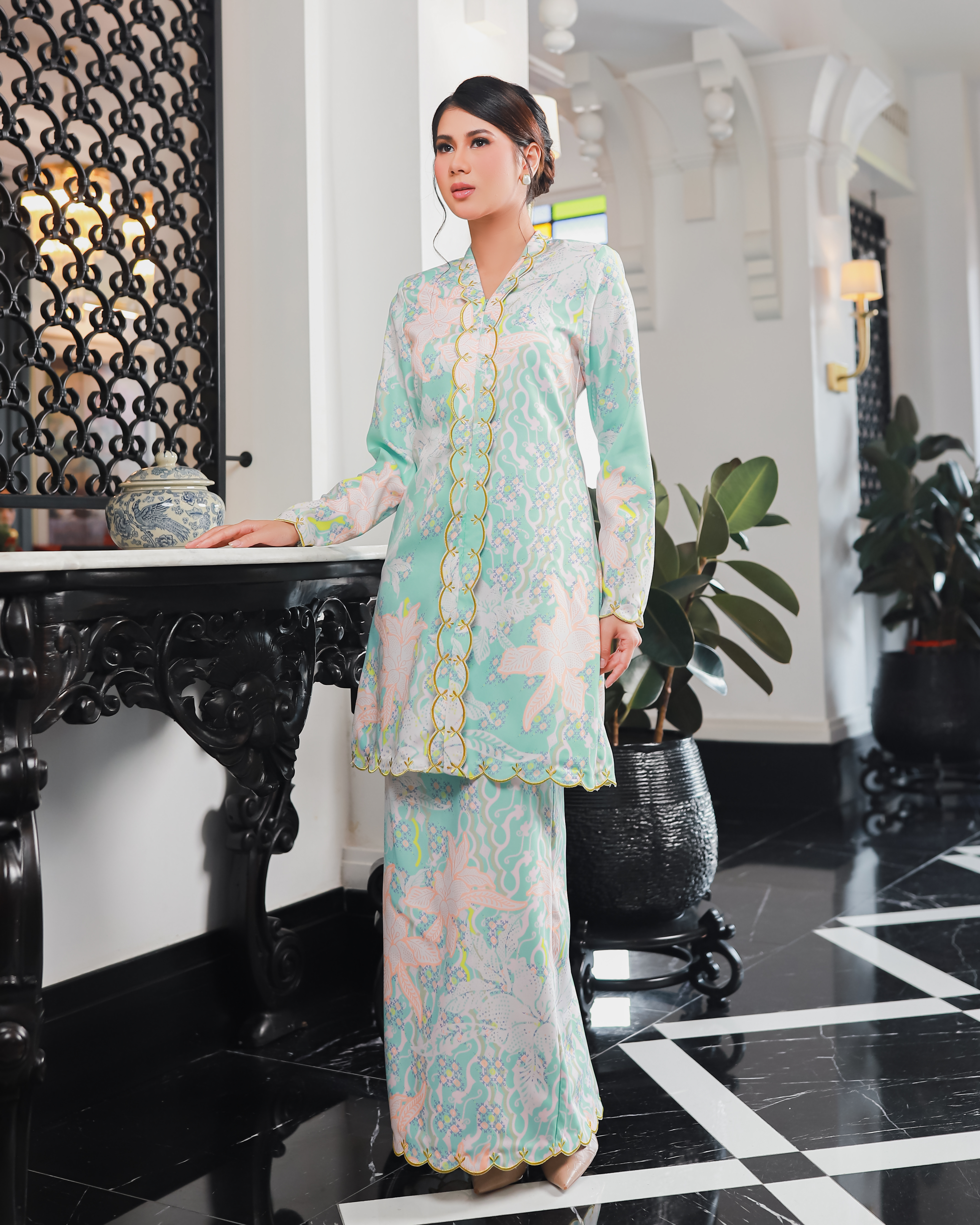 SOFIEYA KURUNG - MINT GREEN