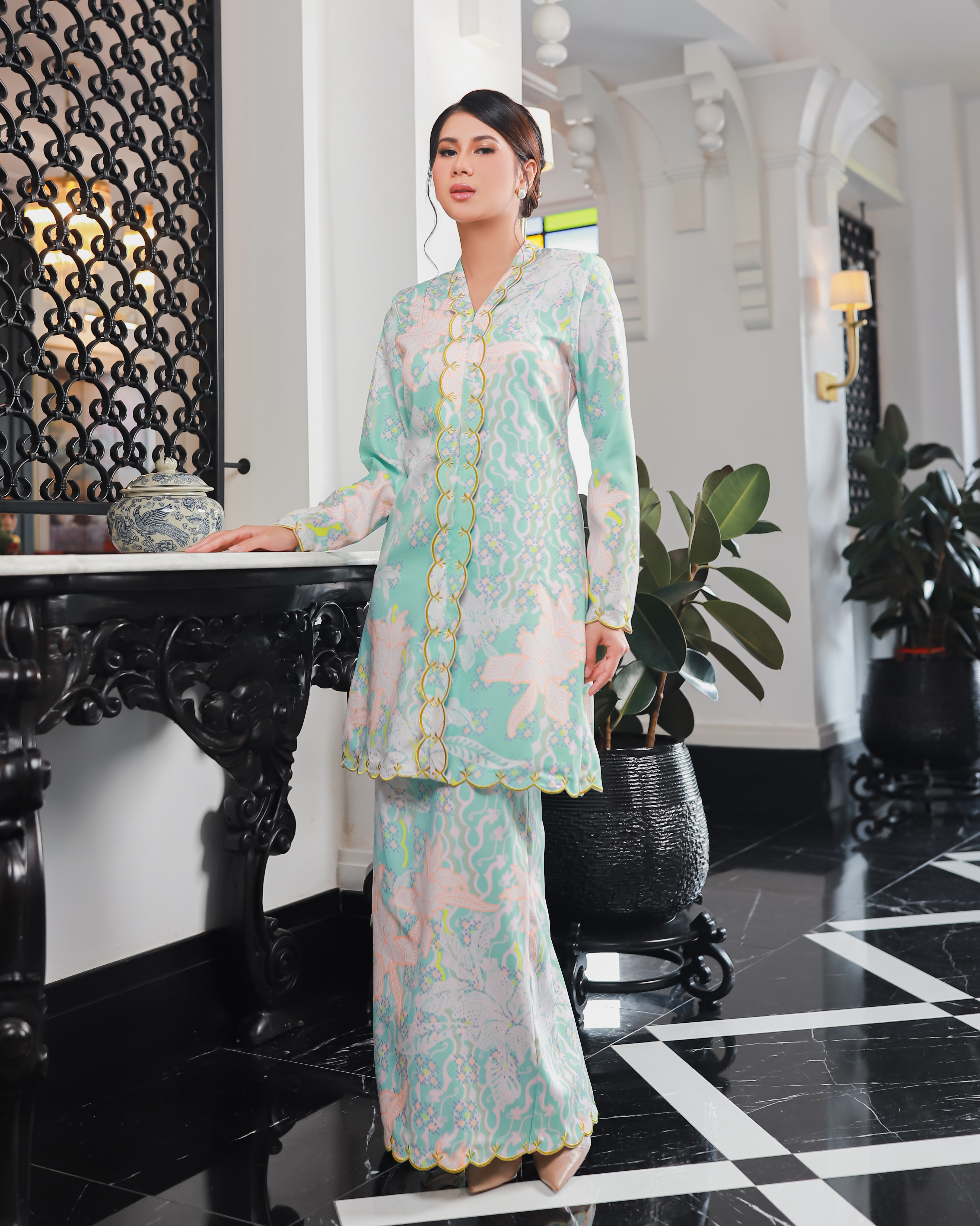 SOFIEYA KURUNG - MINT GREEN