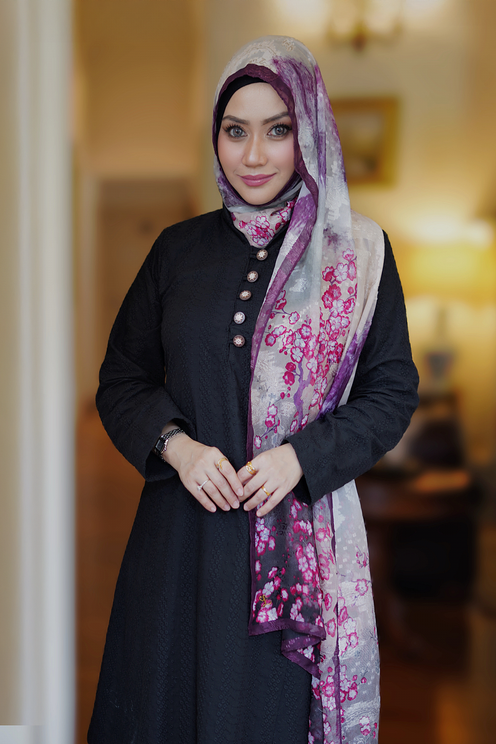 Flower Shawl - Signature Floral Edition (Sakura)