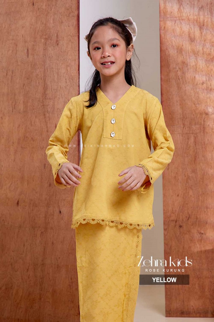 ZEHRA KURUNG KIDS in YELLOW