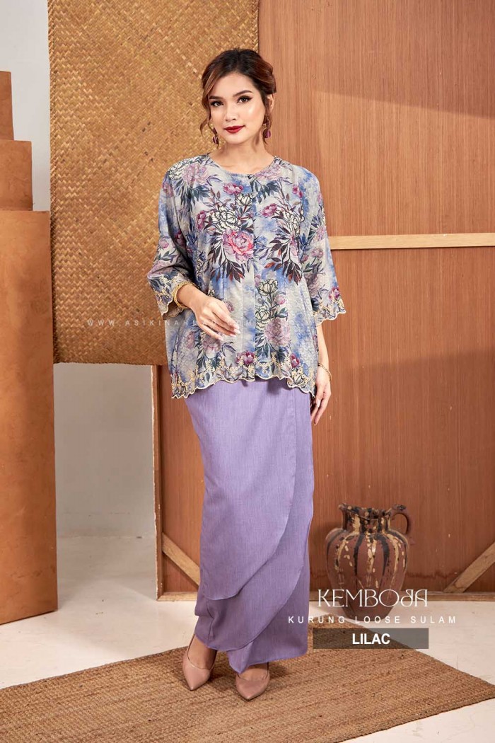 KEMBOJA KURUNG in LILAC