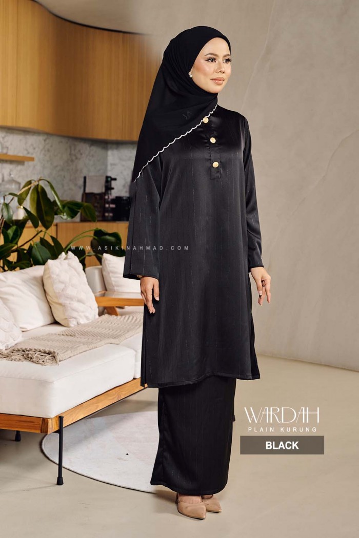 WARDAH KURUNG in BLACK