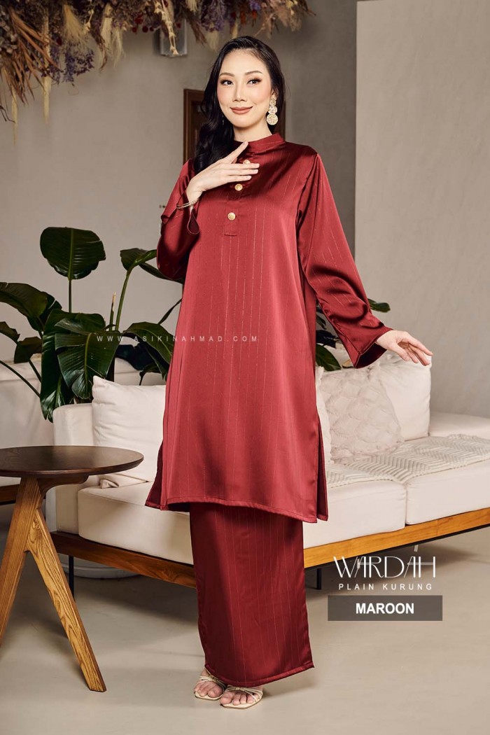 WARDAH KURUNG in MAROON