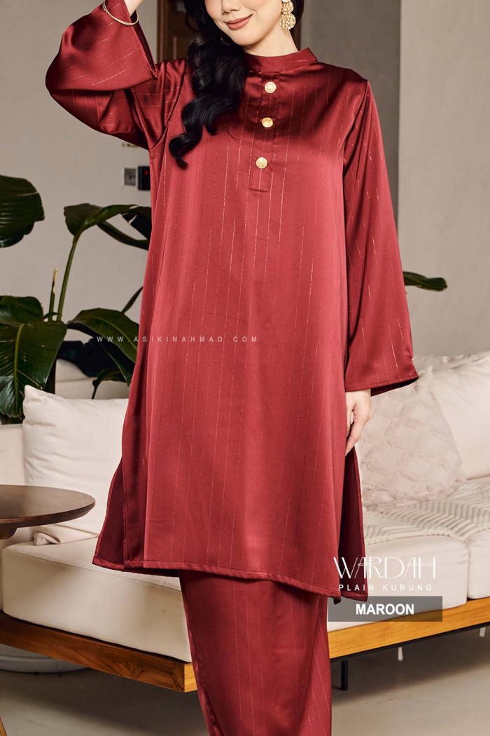 WARDAH KURUNG in MAROON