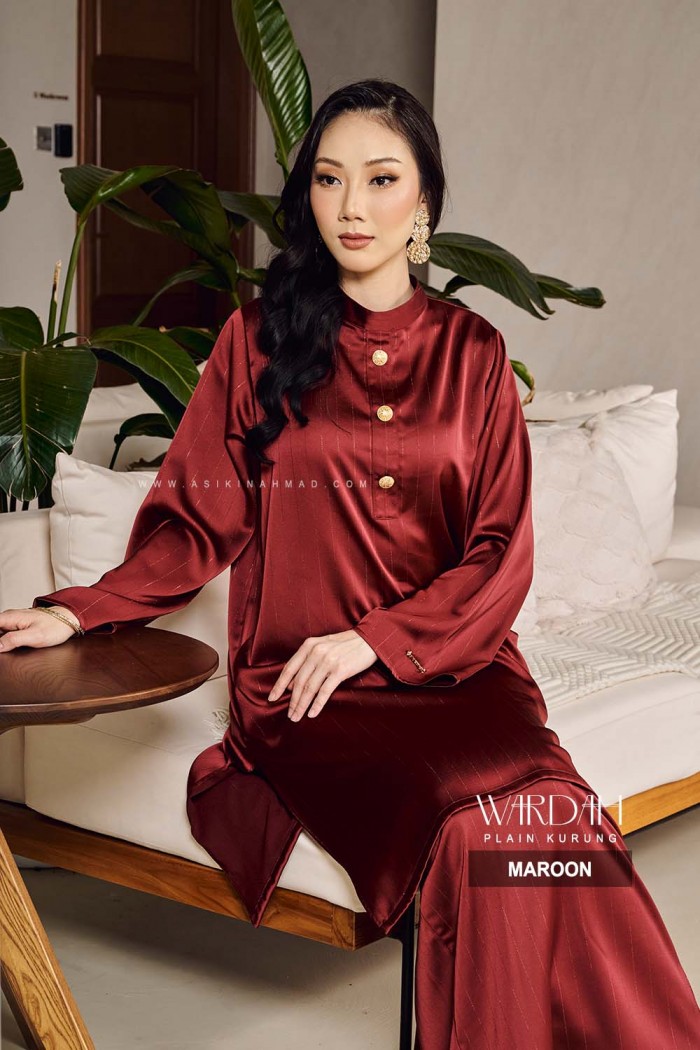 WARDAH KURUNG in MAROON