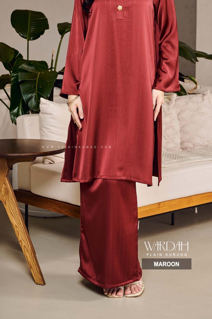 WARDAH KURUNG in MAROON