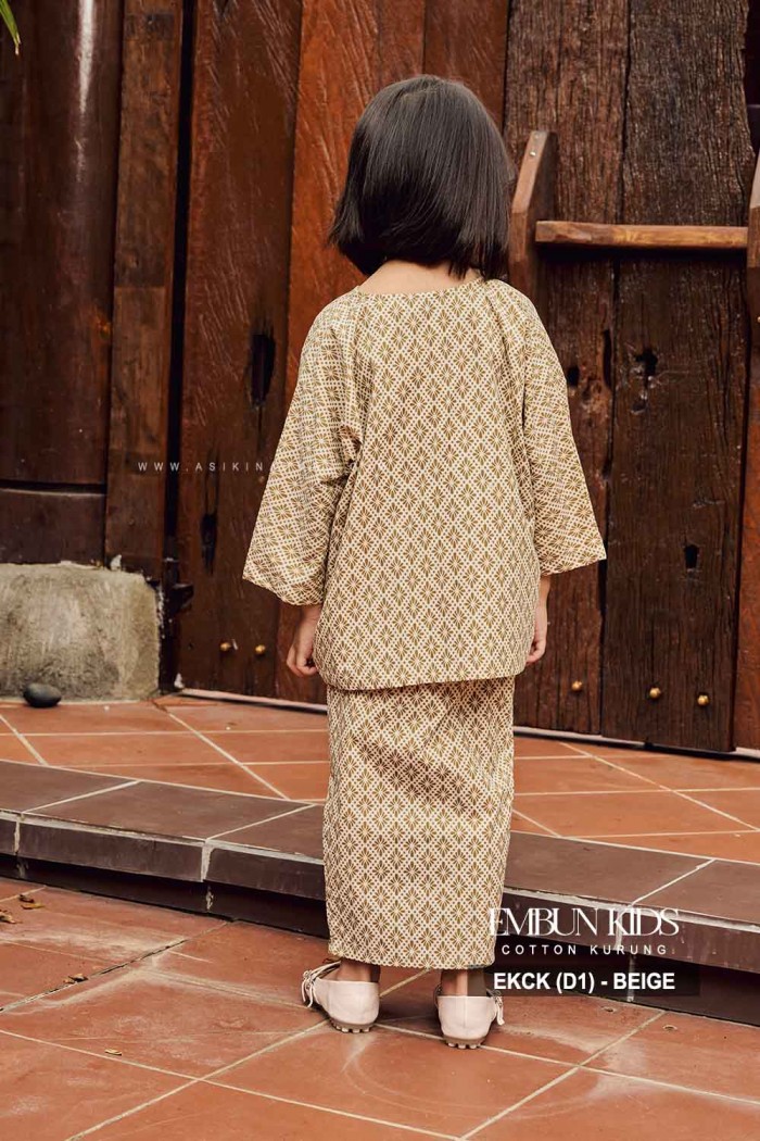 EMBUN KURUNG KIDS (EKCK-D1) - BEIGE