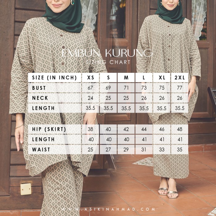 EMBUN KURUNG (ECK-D1) - BEIGE