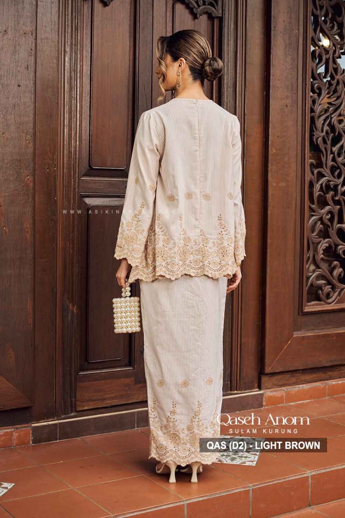 QASEH ANOM KURUNG (QAS-D2) - LIGHT BROWN