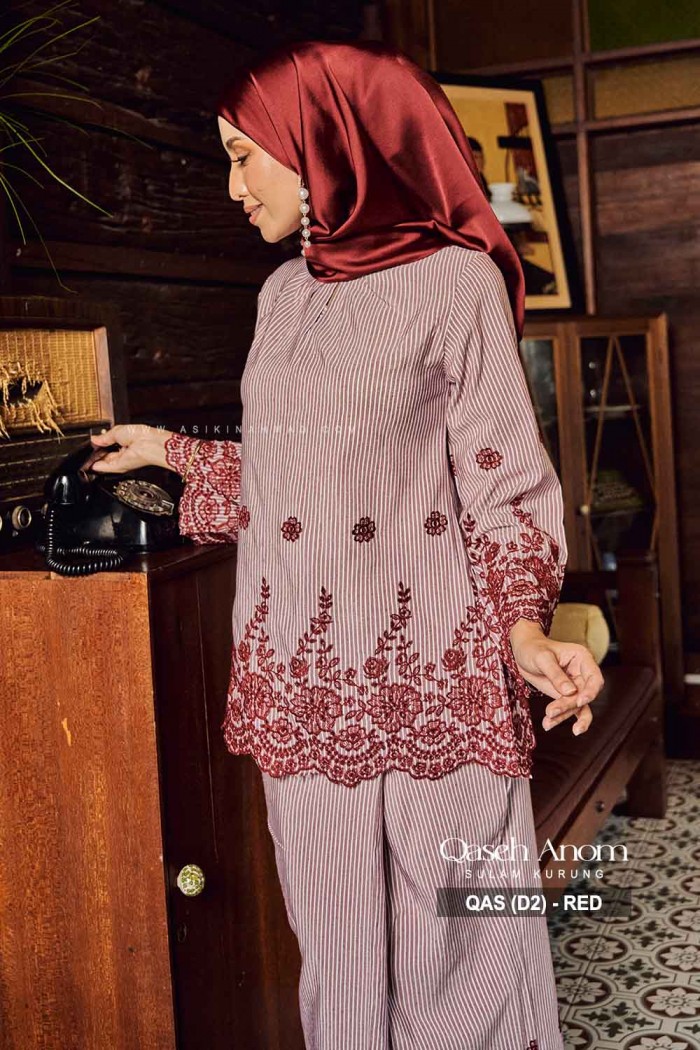 QASEH ANOM KURUNG (QAS-D2) - RED