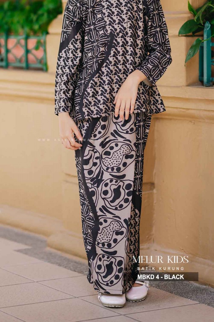 MELUR KURUNG KIDS (MBKD-4) - BLACK