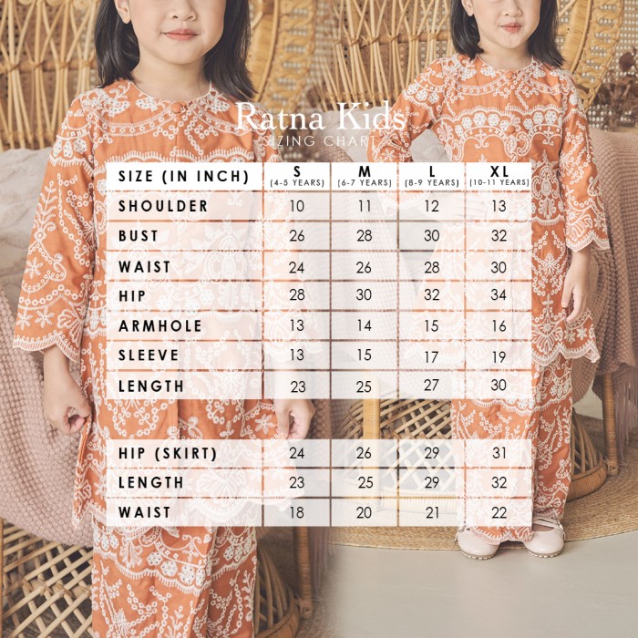 RATNA KEBARUNG KIDS (RKKD-1) - SUMMER ORANGE