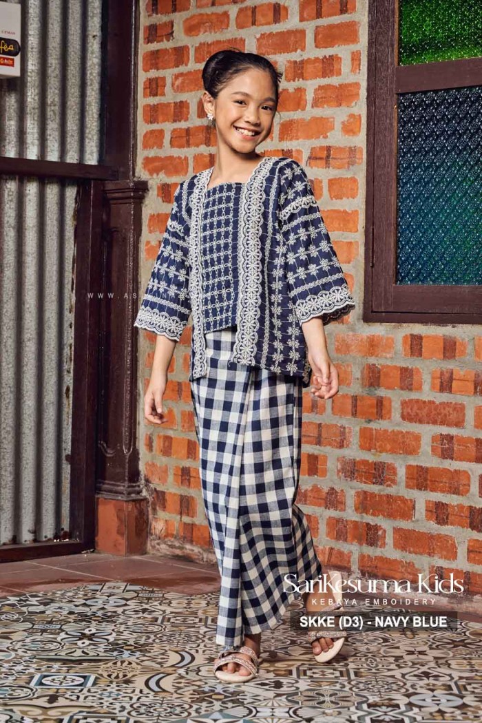 SARI KESUMA KIDS (SKKE-D3) in NAVY BLUE