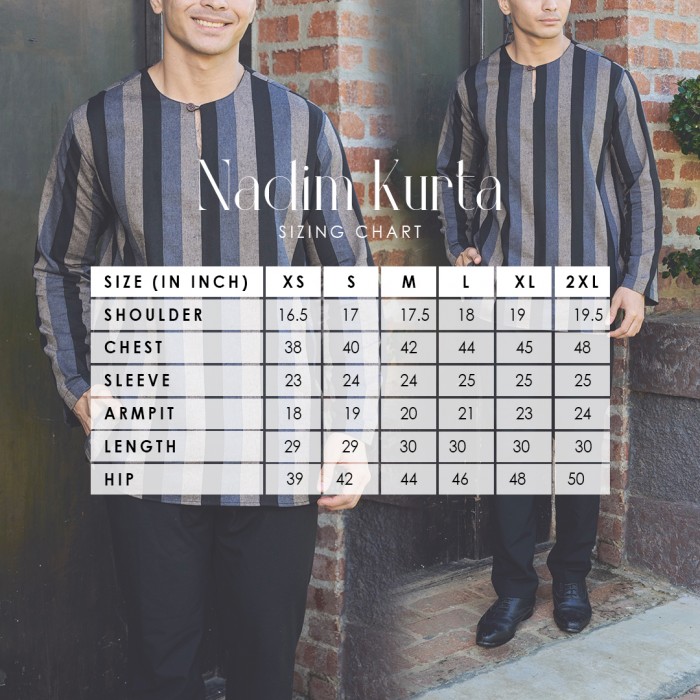 NADIM KURTA (NK-D4) in BLACK