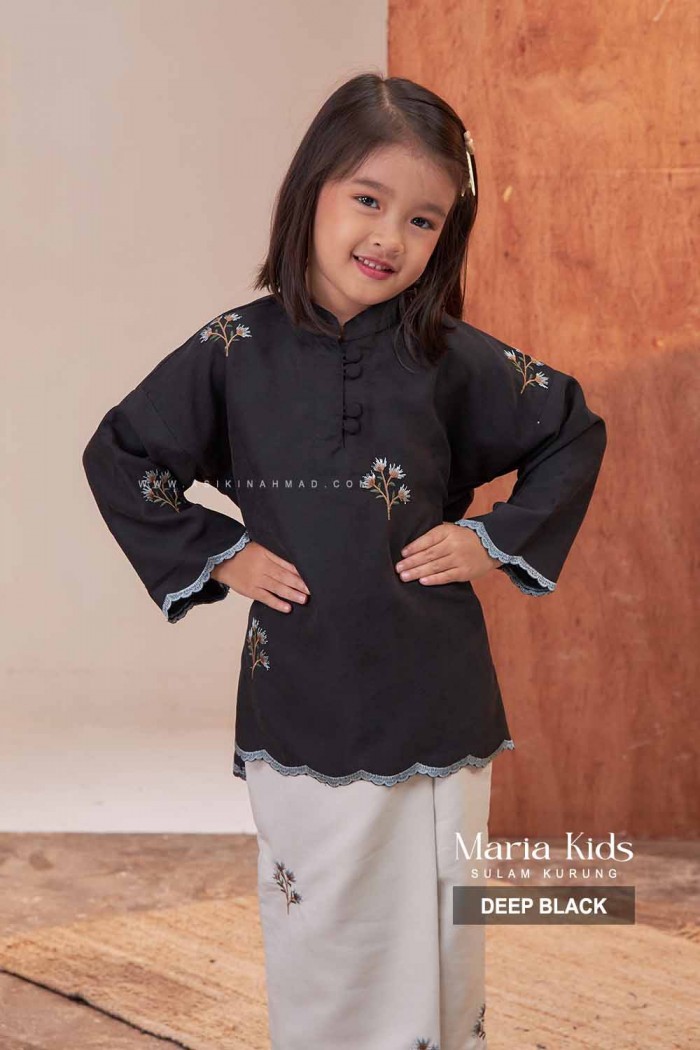 MARIA KURUNG KIDS in DEEP BLACK