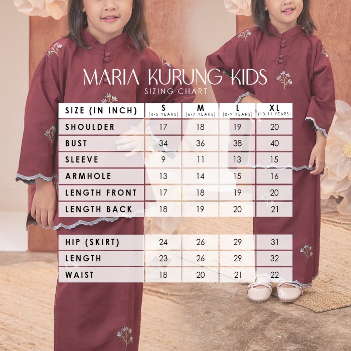 MARIA KURUNG KIDS in OLIVE