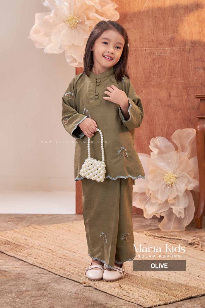 MARIA KURUNG KIDS in OLIVE