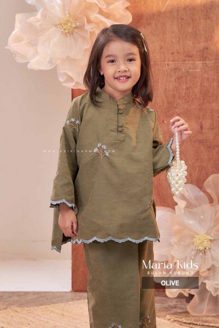 MARIA KURUNG KIDS in OLIVE