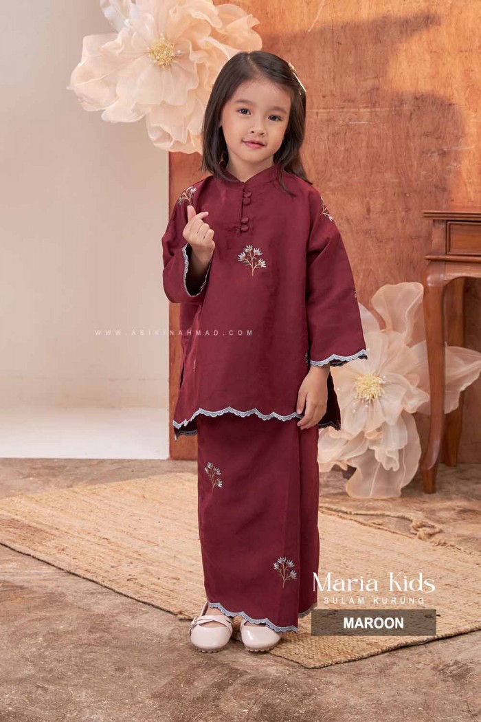 MARIA KURUNG KIDS in MAROON