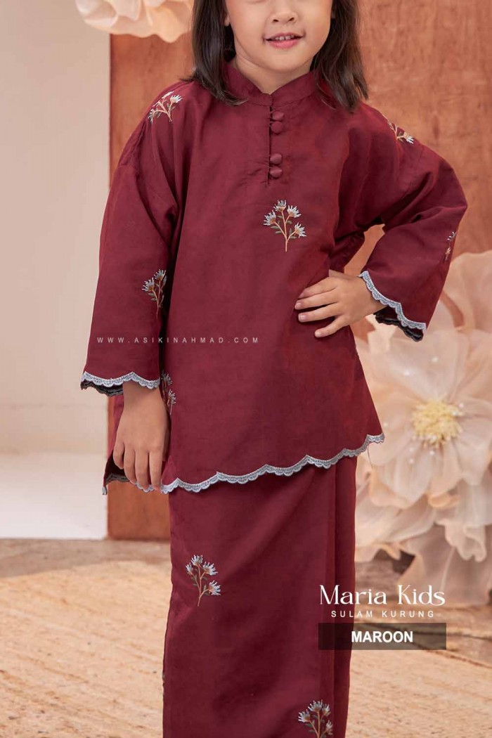 MARIA KURUNG KIDS in MAROON