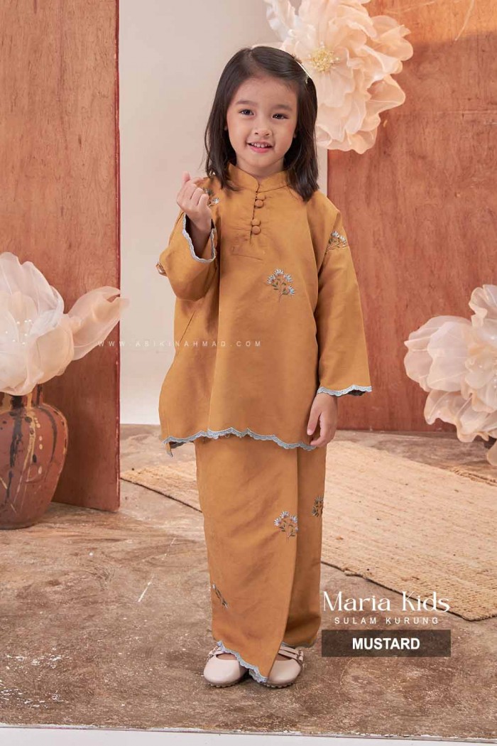 MARIA KURUNG KIDS in MUSTARD