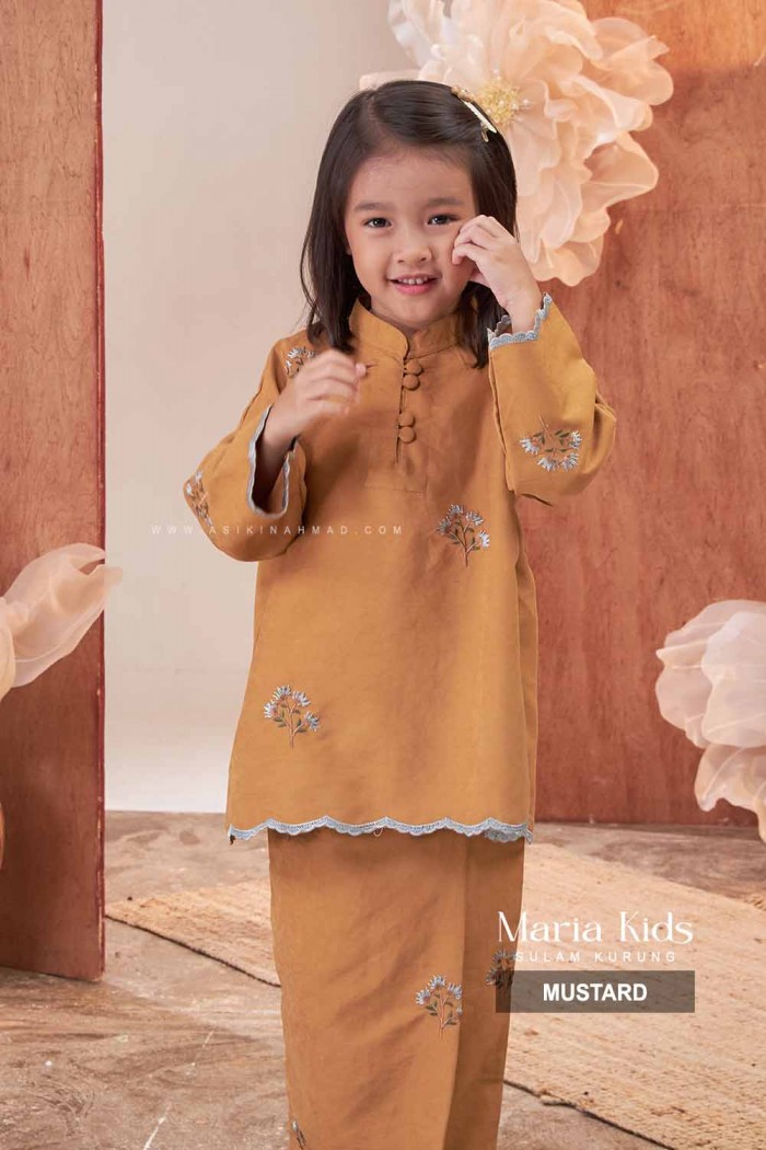 MARIA KURUNG KIDS in MUSTARD