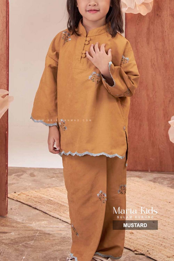 MARIA KURUNG KIDS in MUSTARD