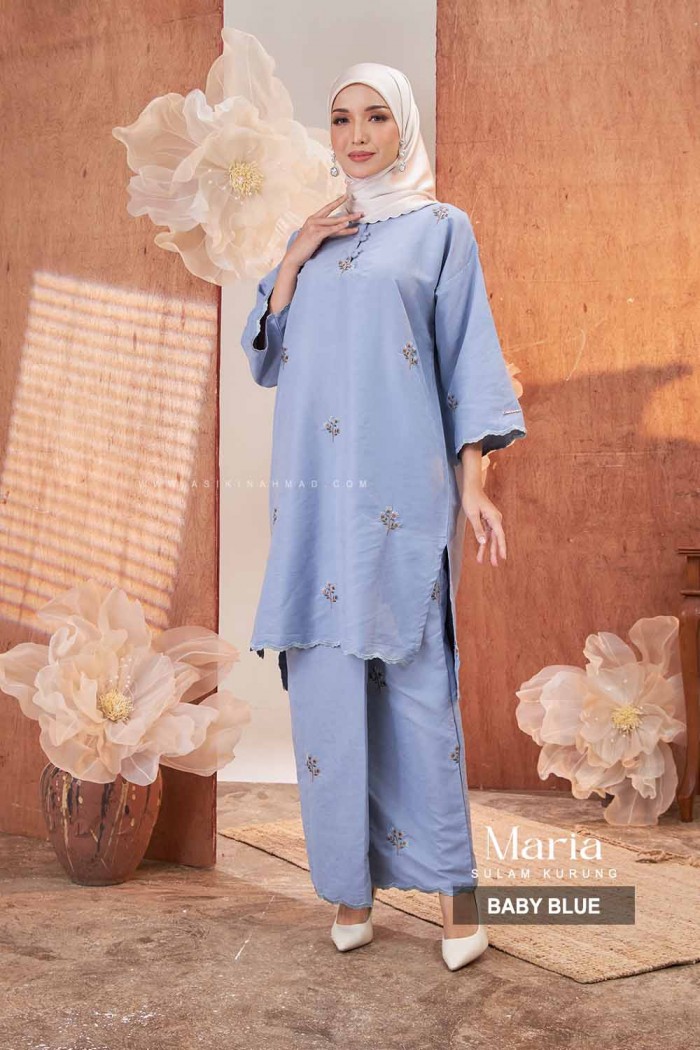 MARIA KURUNG SULAM in BABY BLUE