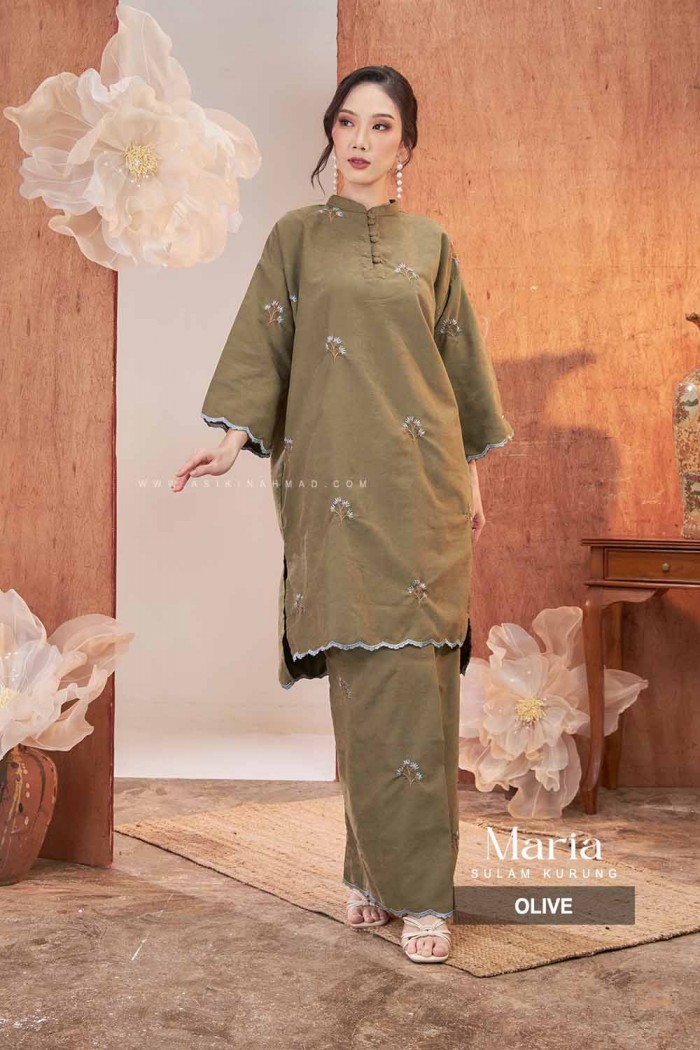 MARIA KURUNG SULAM in OLIVE