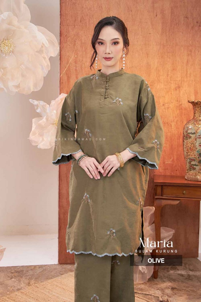 MARIA KURUNG SULAM in OLIVE