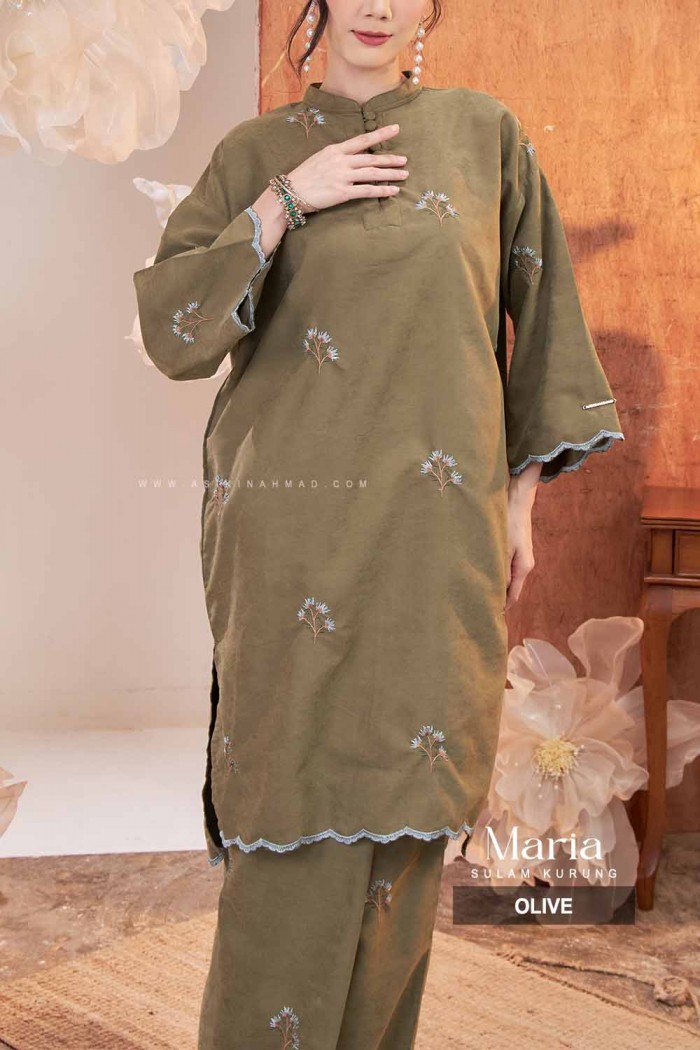 MARIA KURUNG SULAM in OLIVE