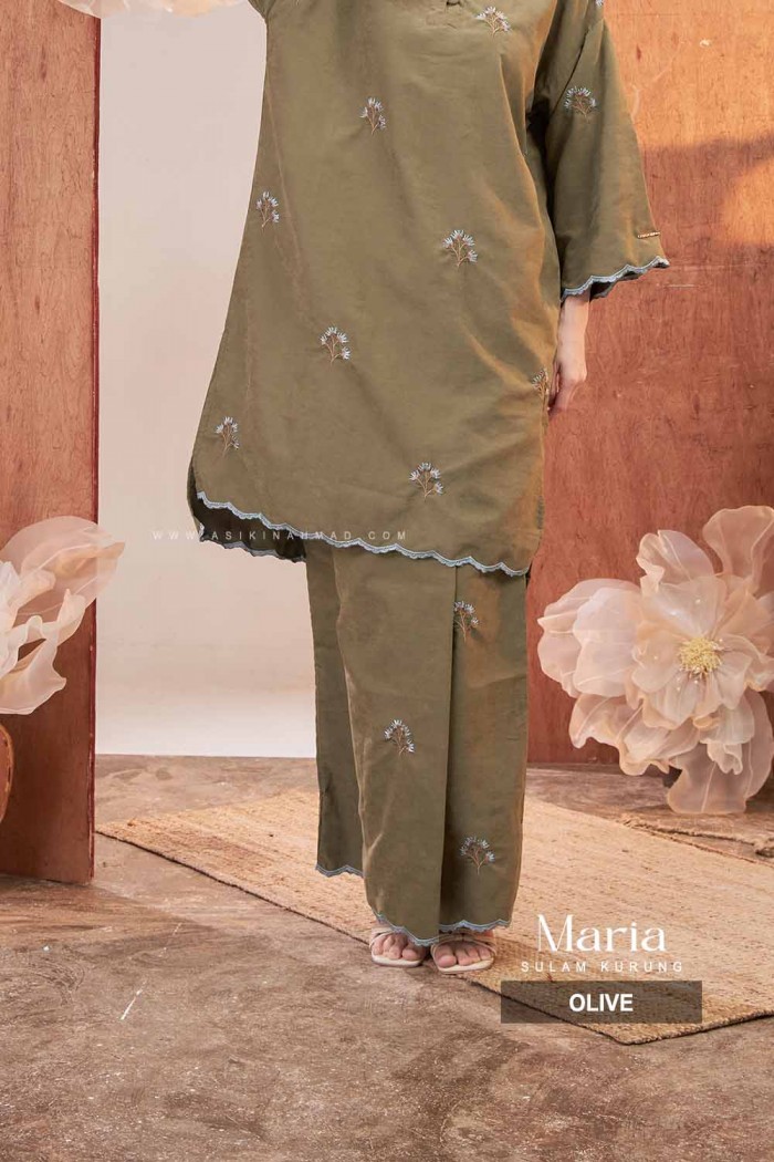 MARIA KURUNG SULAM in OLIVE