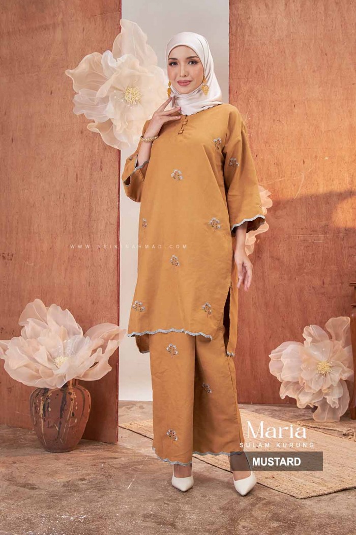 MARIA KURUNG SULAM in MUSTARD