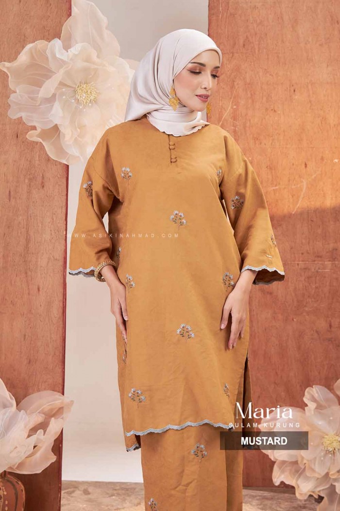 MARIA KURUNG SULAM in MUSTARD