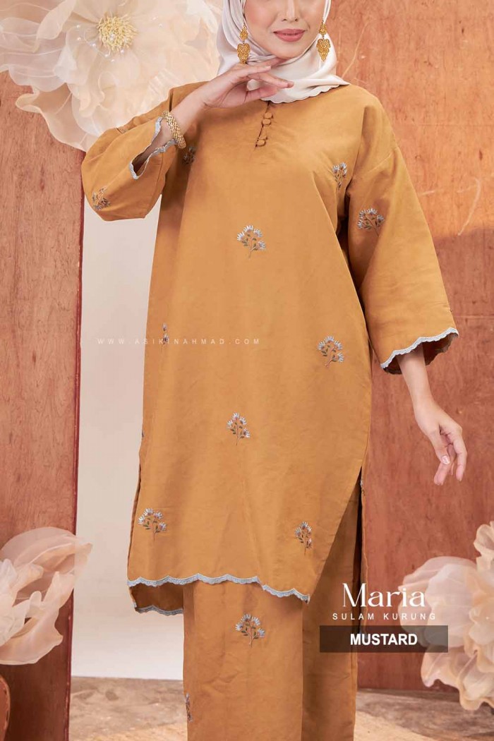 MARIA KURUNG SULAM in MUSTARD