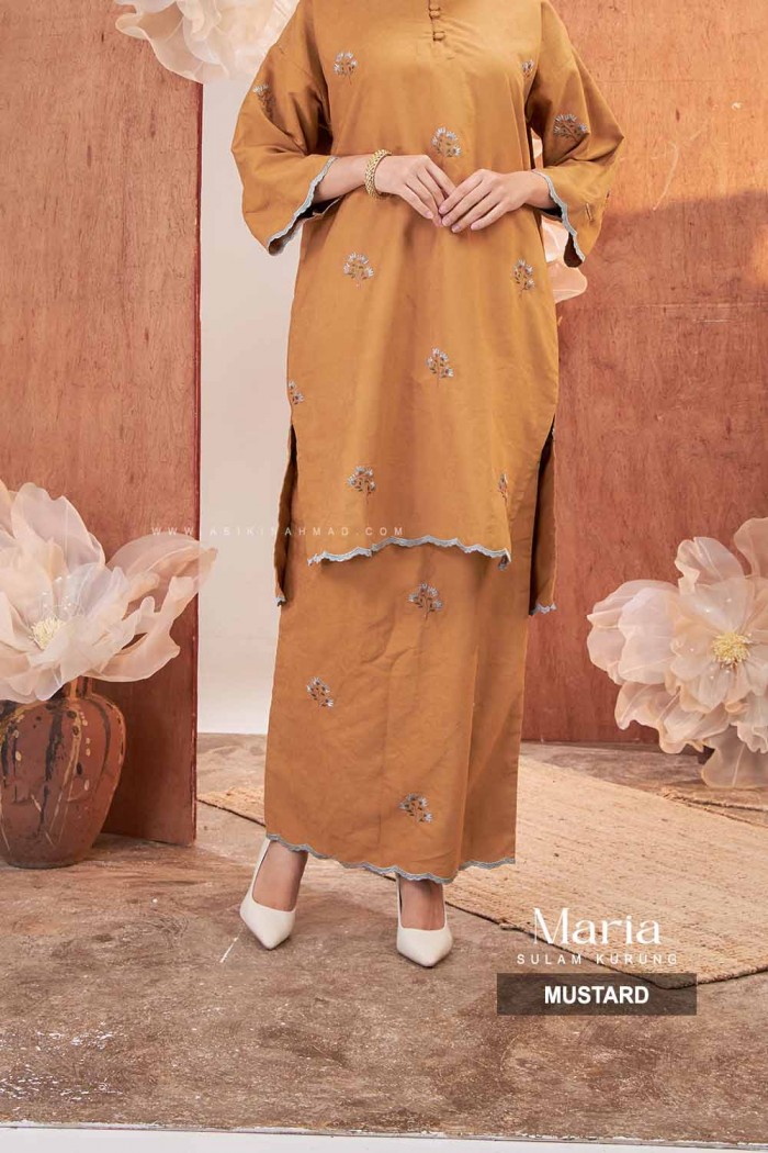 MARIA KURUNG SULAM in MUSTARD