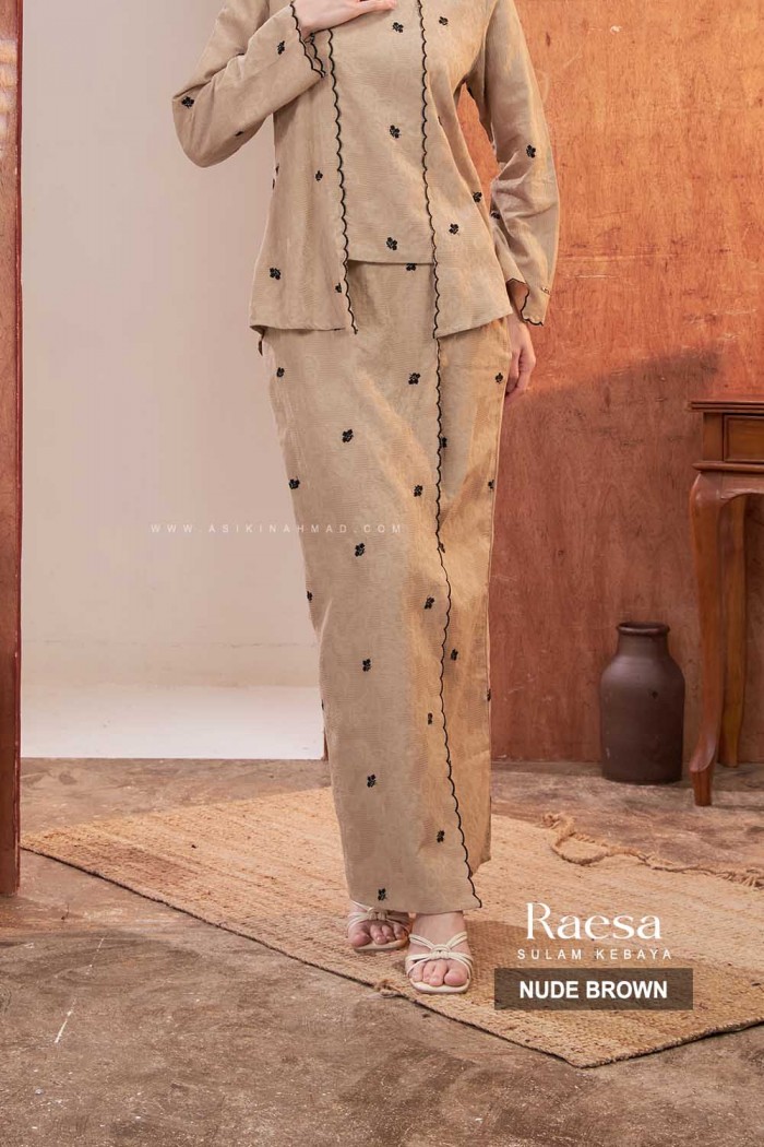 RAESA KEBAYA SULAM in NUDE BROWN