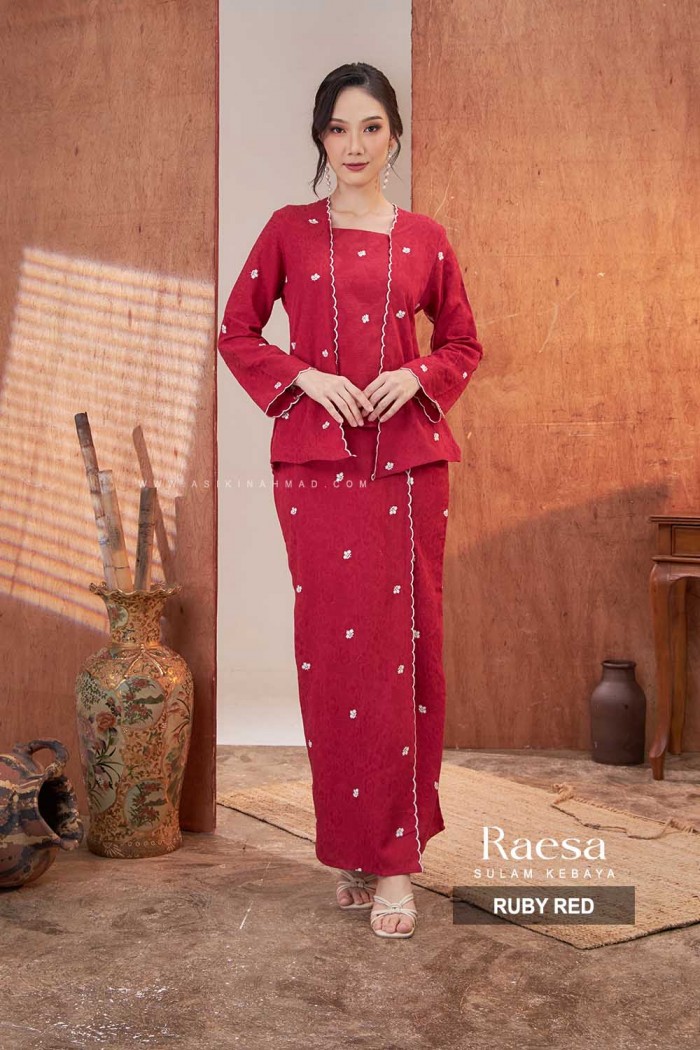 RAESA KEBAYA SULAM in RUBY RED