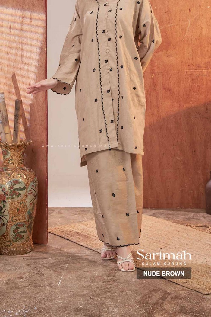 SARIMAH KURUNG SULAM in NUDE BROWN