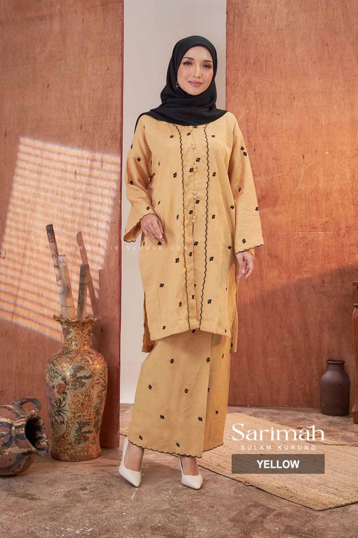 SARIMAH KURUNG SULAM in YELLOW