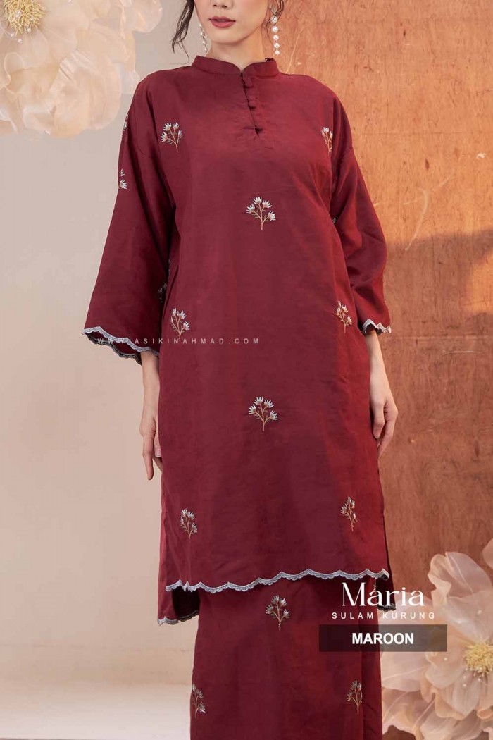 MARIA KURUNG SULAM in MAROON