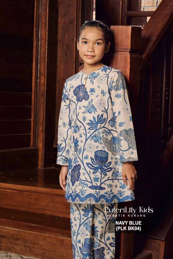 PUTERI LILY KIDS (PLK BK04) NAVY BLUE