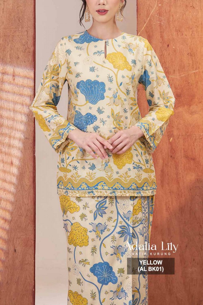 ADALIA KURUNG LILY (AL BK01) YELLOW