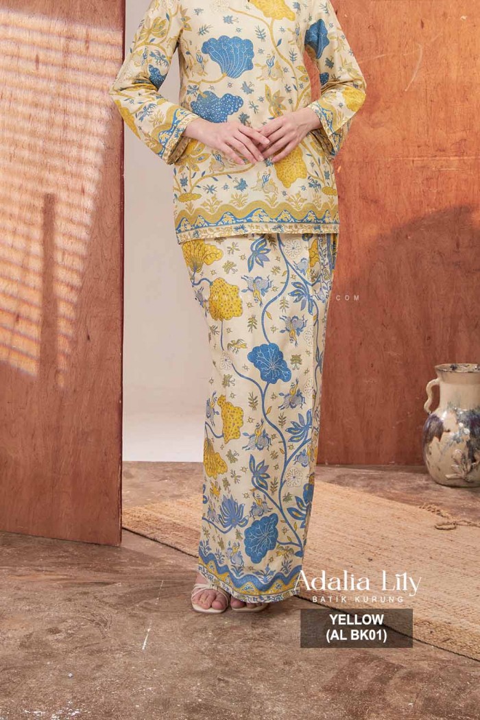 ADALIA KURUNG LILY (AL BK01) YELLOW