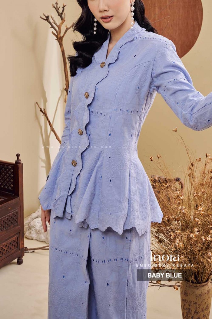 INORA KEBAYA in BABY BLUE