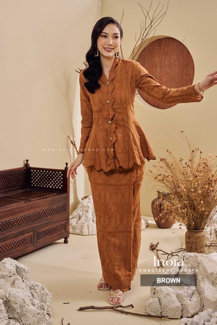 INORA KEBAYA in BROWN